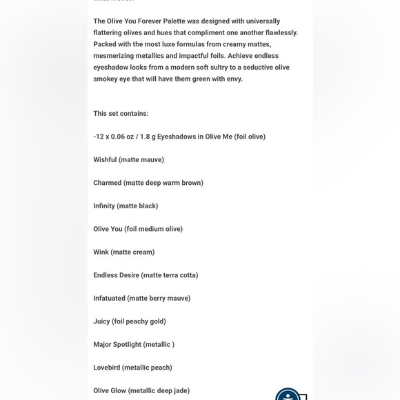 VIOLET VOSS | Olive You Forever Eyeshadow Palette - Picture 3 of 6